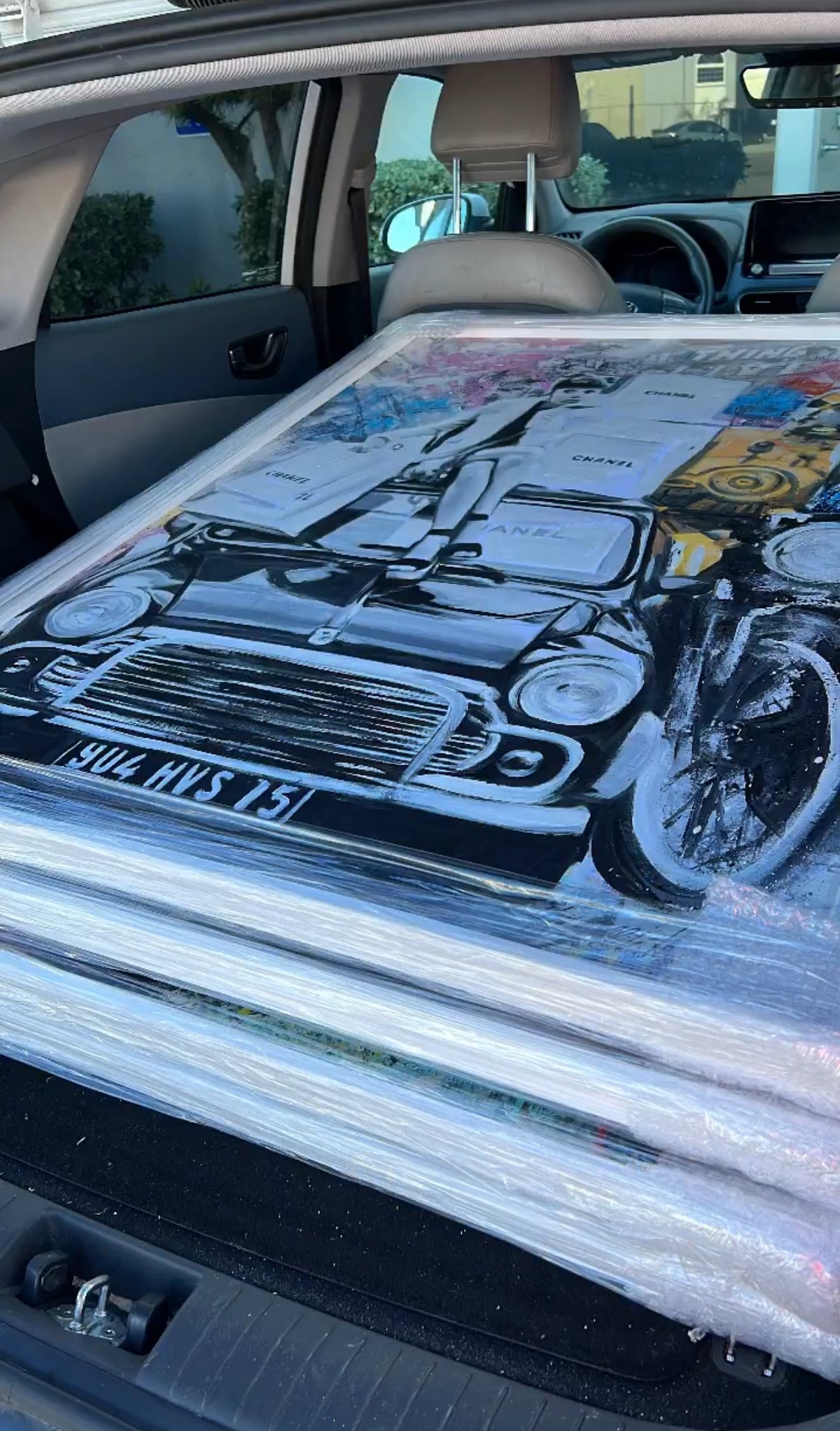 Shipping artworks by Yasemen Asad